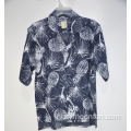 Zomerkleurige bedrukte heren bloemen korte shirts